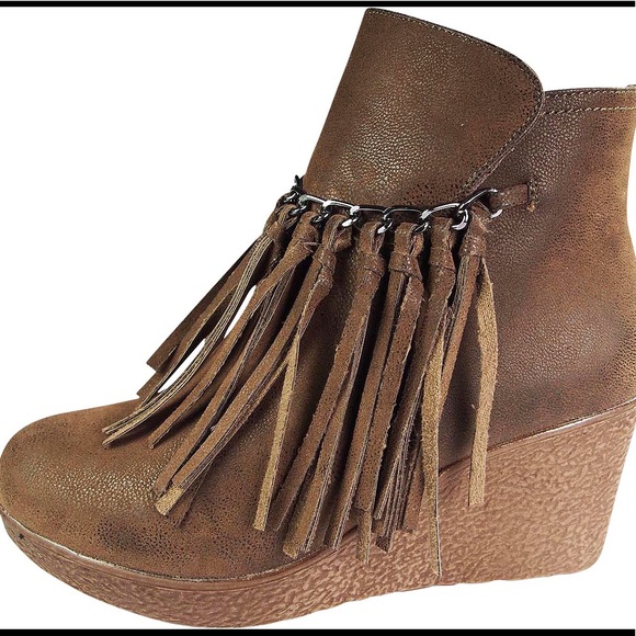 Pierre dumas wedge booties Clearance